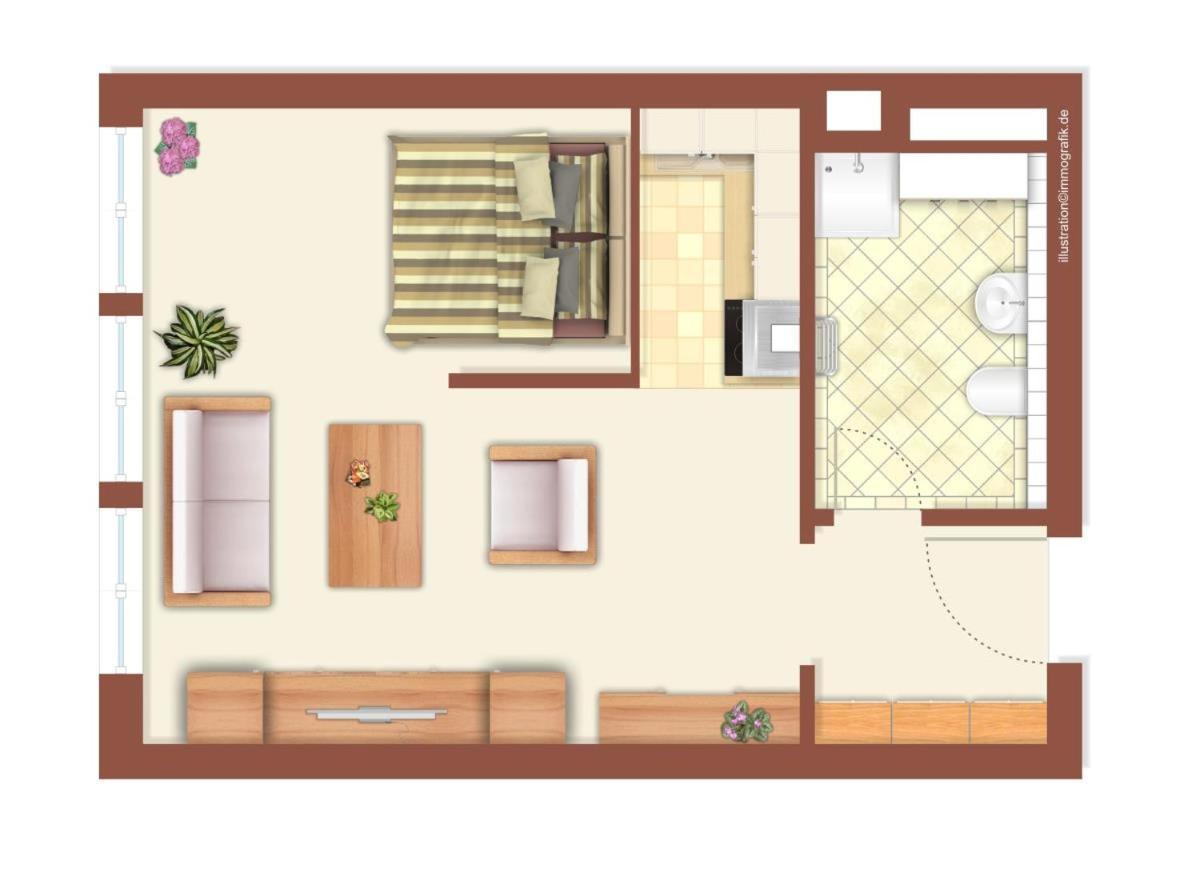 Seaside, Direkt An Der Promenade Apartment Rostock Ngoại thất bức ảnh